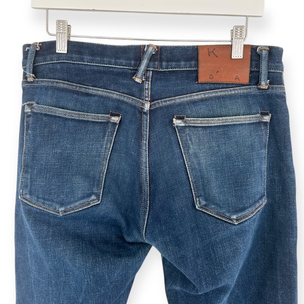 Men's Straight Jeans in Dark Blue - Picture 9 of 11